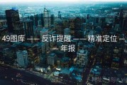 49图库 —— 反诈提醒 —— 精准定位 —— 年报